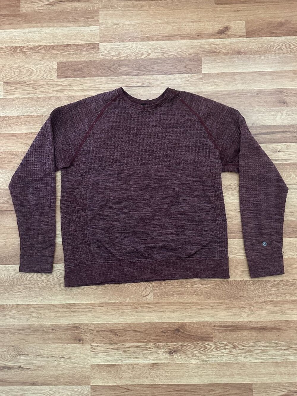 Lululemon Long Sleeve Men's Medium - Heathered Burgundy